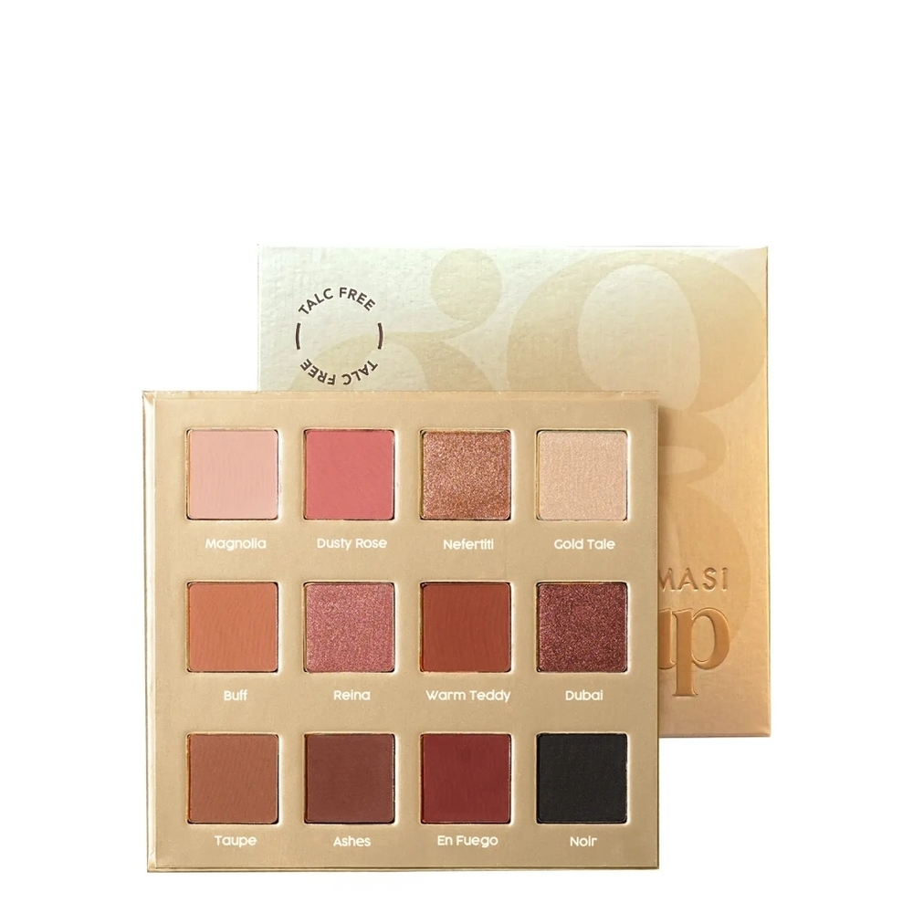 Farmasi Eyeshadow Palette — Pink, Brown & Gold Shades